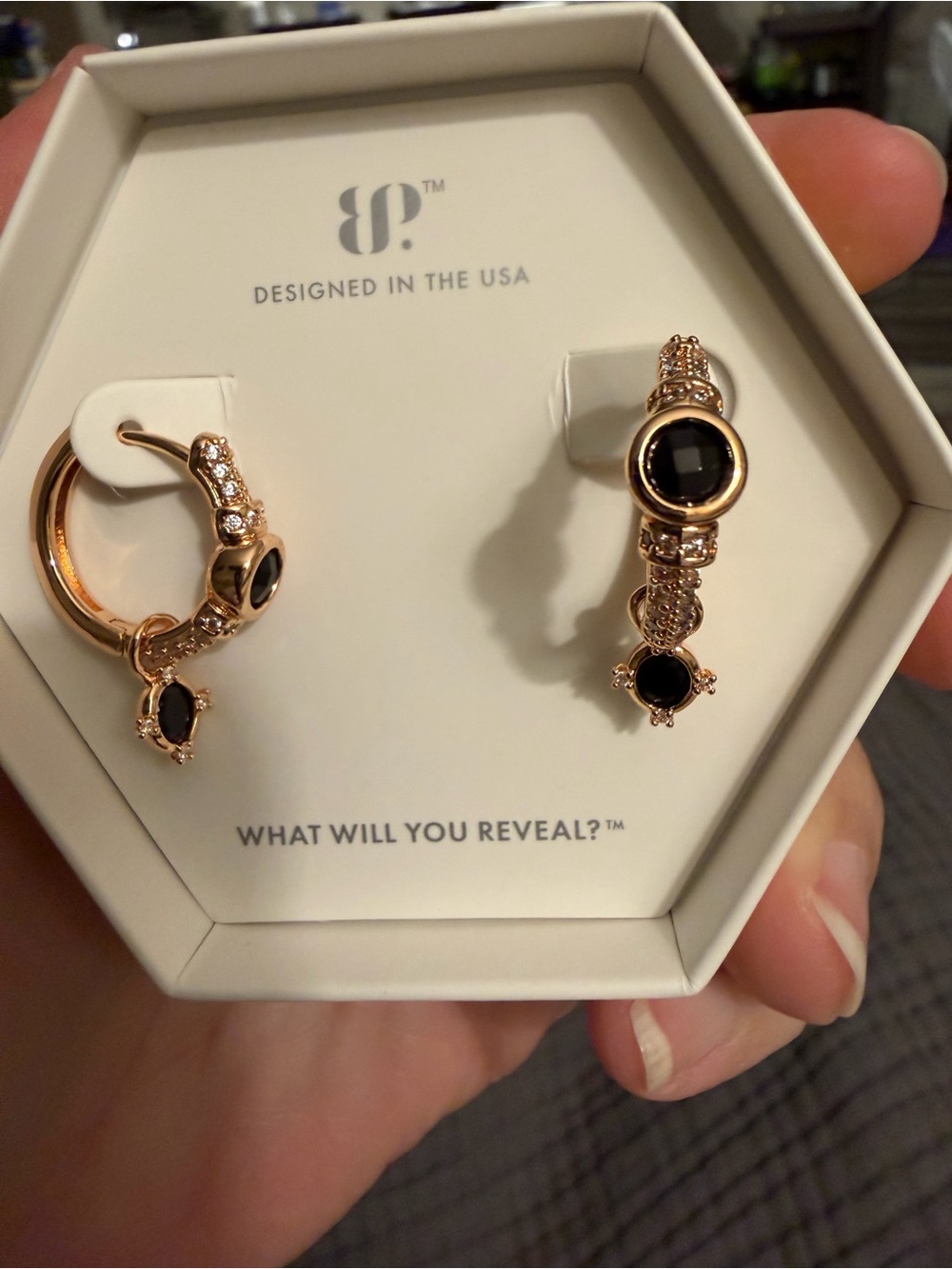 Bomb Party Earrings - Rose Gold
